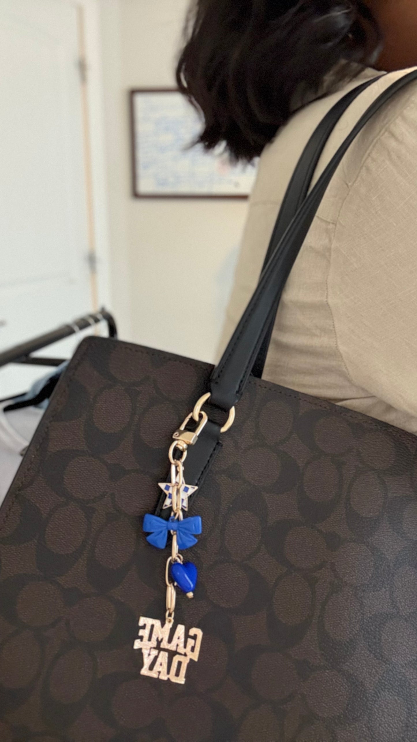 Football Purse Charm