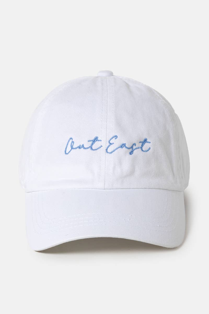 Out East Embroidery Cotton Hat