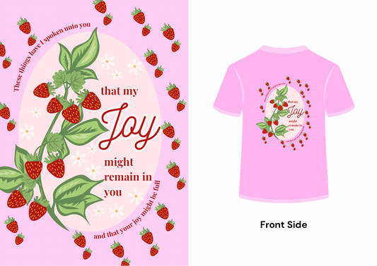 His Joy - Pink Summer T-Shirt