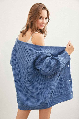 Costal Cardigan - Blue