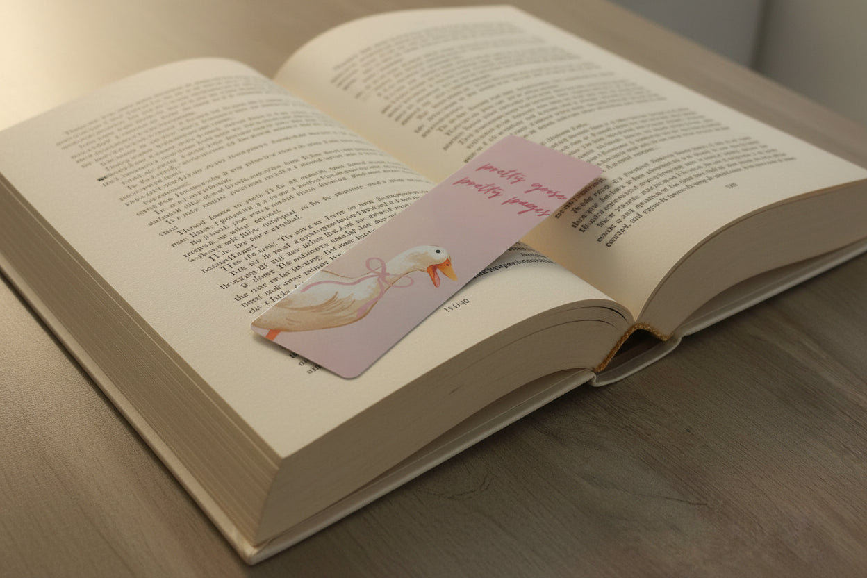 Pink Goose - Bookmark