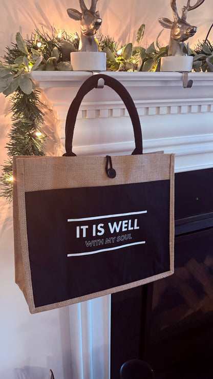 "It Is Well with my Soul " Women's Tote