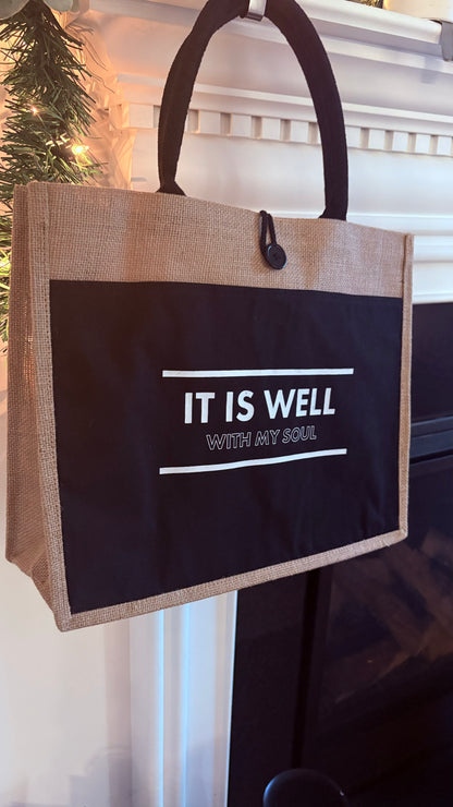 "It Is Well with my Soul " Women's Tote