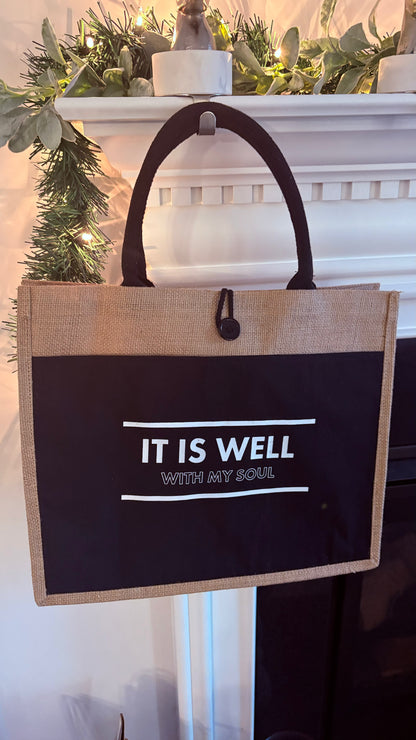 "It Is Well with my Soul " Women's Tote