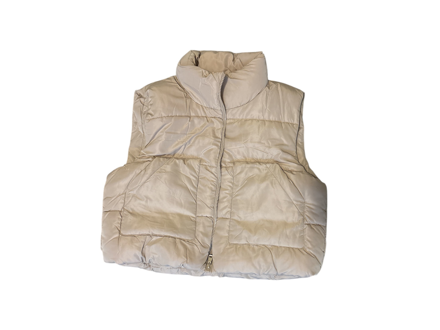 Puffer Vest - Beige