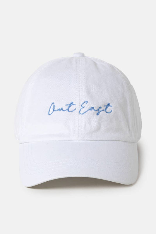 Out East Embroidery Cotton Hat